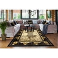 thumbnail image 5 of MDA Home Wild Life Brown Polypropylene Area Rug - 3'9'' x 5'9'', 5 of 6