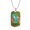 Military Chain (Gold), variant on Alien UFO Fan Alien Face Palm Dog Tag Necklace Stainless Steel 24" Chain Silver Tone or Gold Tone