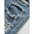 thumbnail image 4 of Plus Bleach Wash Extreme Distressing Jeans, 4 of 5