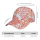 thumbnail image 2 of Fotbe Corals Gorro Clásico de Béisbol, Gorra Ajustable con Broche Snapback, Gorro de Exterior de Algodón Suave, 2 of 6
