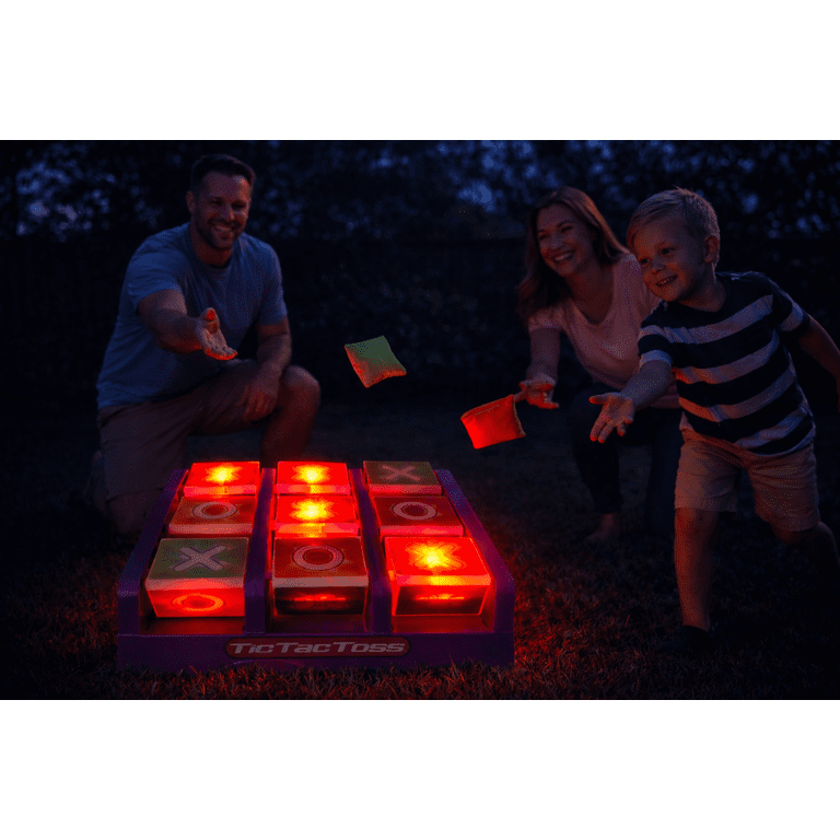 Glow Games Tic Tac Toss, Glowing Bean Bag Game photo 6