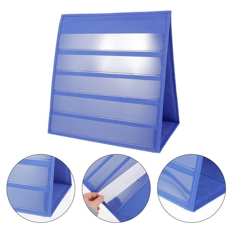 Pawsdot Small Pocket Charts Rectangular Teaching Tool for Teachers 1Pcs