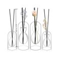 thumbnail image 2 of 30pcs/Set Black Aroma Reed Diffuser Sticks, 3mm-4mm Wide, 24cm Long, Ideal For Home Decor And Fragrance Diffusion, 2 of 4