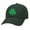 Forest Green, variant on St. Patrick's Day Lucky Clover Embroidered Unisex Adjustable Hat Baseball Cap, Irish Green