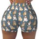 thumbnail image 2 of Fotbe Cartoon Bulldog 1 Shorts Sin Costuras – Shorts Deportivos de Cintura Alta para Mujer, Elásticos para Gimnasio, Yoga, Running o Ciclismo-Large, 2 of 8