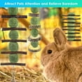 thumbnail image 4 of Bunny Chew Toys, Rabbit Chew Toys for Teeth Grinding, Improve Dental Health, 100% Natural Apple Wood Timothy Grass Cake Treats for Rabbits Guinea Pigs Chinchillas Bunnies Hamsters (3 Pcs), 4 of 7