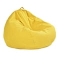 thumbnail image 2 of Asiento acolchado tipo Beanbag, liso elástico, multiescenario con soporte para la espalda, silla reclinable acolchada, sofá pequeño para sala de estar D, 2 of 8