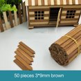 thumbnail image 3 of 50 palitos de bambú planos de varios tamaños, material de artesanía de madera para bricolaje, materiales para hacer manualidades, materiales para modelos de construcción hechos a mano, 30 cm de largo, 3 of 5