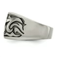 thumbnail image 3 of Edward Mirell Titanium Casted Design Signet Ring, 3 of 6