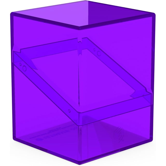 Ultimate Guard Boulder 100+ Transparent, Étui de Deck pour 100 Cartes TCG à Double Pochette, Améthyste, Rangement Sécuritaire et Durable pour Jeux de Cartes à Collectionner, Transparent