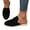 Black, variant on Mules & Clogs for Women Leather Womens Slip on Shoes Comfortable Casual Mules Shoes for Indoor Outdoor Business