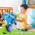 thumbnail image 7 of SQDWYGUO Baby Toddler Infant Luminous Snail Toy, Electric Tummy Time Toys Crawling Snail Musical Toys with Light-up Music, Light-Up Walking Dancing Moving Interactive Sensory Toy,Green brown, 7 of 7
