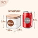thumbnail image 2 of Set de tarros ComSaf de vidrio de 600 ml con tapas herméticas, 6 unidades, 2 of 8