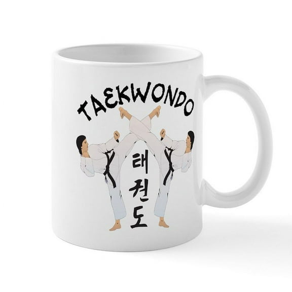 CafePress - Taekwondo Mug - 11 oz Ceramic Mug - Novelty Coffee Tea Cup