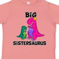 thumbnail image 4 of Inktastic Big Sistersaurus Girls Toddler T-Shirt, 4 of 5