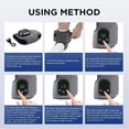 thumbnail image 6 of Emsence Triple Therapy Foot Massager (2pcs) – Upgrade 3 Vibration Modes & 5 Heat Levels, Wireless Portable for Home/Office/Travel​, 6 of 9