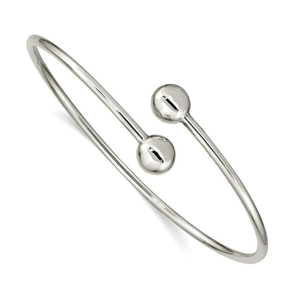 925 Sterling Silver Bangle Bracelet Cuff Bracelet for Women - 11.4 Grams