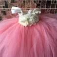 thumbnail image 4 of Vestido de tul con tutú para niña de las flores, largo hasta los tobillos, para niña, de princesa, para fiesta de boda, desfile de niños, 4 of 5