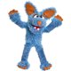 thumbnail image 1 of Marioneta de mano Nature Bound Fizz – Perro azul de 46 cm (peluche), 1 of 4