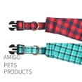 thumbnail image 3 of Dog Cat Suit Collar Checked Prince Collar Necktie Elegant Neck Kerchief, 3 of 18