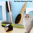 thumbnail image 3 of Dog Brush for Shedding Dog Bath Brush Double Sided Pet Hair Brush with Ergonomic Handle Puppy Grooming Tools Pet Supplies, 3 of 8