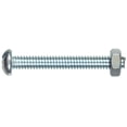 thumbnail image 1 of Tornillos de máquina Hillman, 1/4 x 1,9 cm, chapados en zinc, paquete de 6, 1 of 2