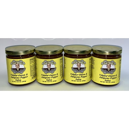 Todd Bosley's World Famous Vidalia Onion & Jalapeno Pepper Salsa (4 Pack)