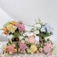 thumbnail image 2 of DISHAN Realistic Looking Artificial Dandelion Bouquet - No Watering, Fake Simulation Flowers for Wedding Party Decoration (1 Bunch) Home Decor, 2 of 8