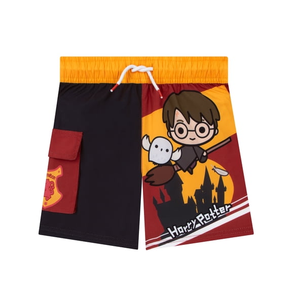 Harry Potter Swim Shorts Black Sizes 6-14