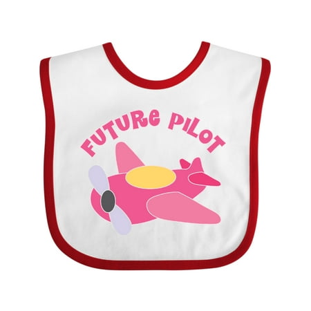 

Inktastic Future Pilot Gift Baby Girl Bib