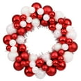 thumbnail image 1 of Canne de Noël Scintillante Rouge et Blanche 12 Pouces Incassable Couronne, 1 of 4