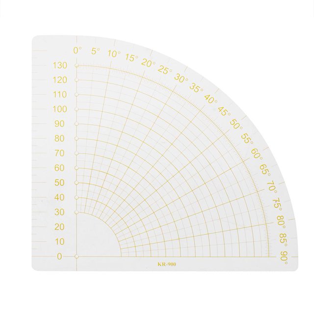 Cuadros Decorativos Regla de costura de pie en forma de abanico, acolchado de retazos, álbum de recortes, herramientas de costura DIY DQrwqpou Nuevos Originales