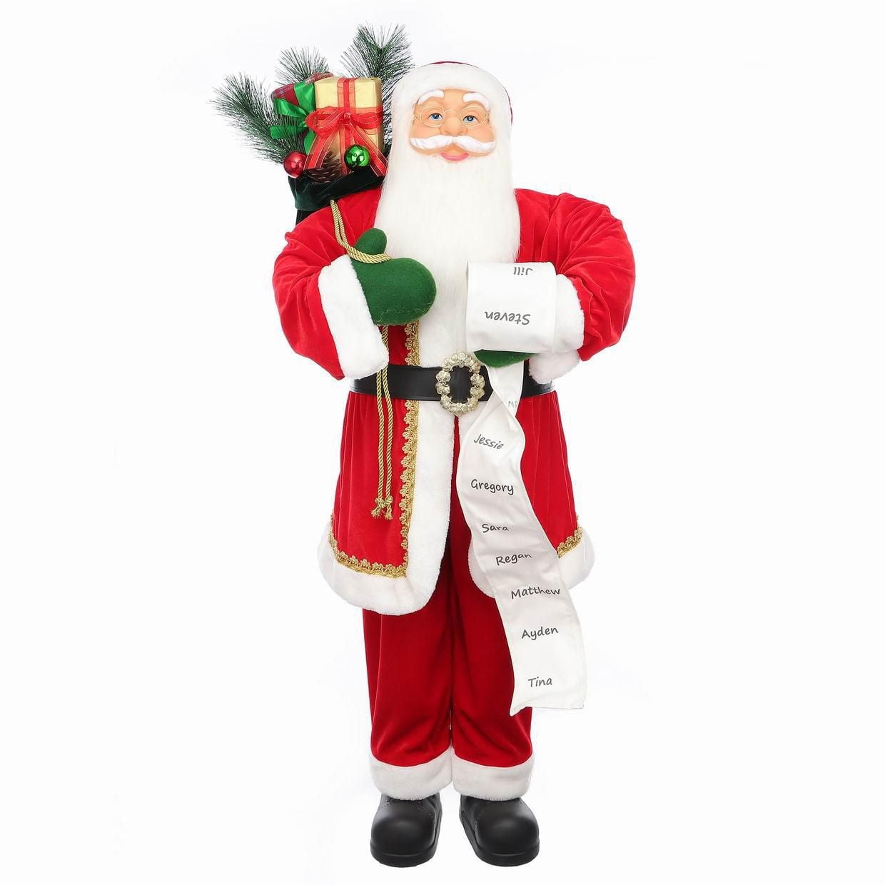 Holiday Time 48" Fabric Santa Decor