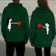 thumbnail image 1 of TaTaai His and Hers Valentine Print Hoodie, Cozy Pullover with Pocket, Matching Gift Sweatshirt Gift, 1 of 4