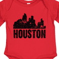 thumbnail image 4 of Inktastic Houston Skyline Grunge Boys or Girls Long Sleeve Baby Bodysuit, 4 of 5