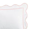 thumbnail image 3 of 400TC Cotton Scallop Embroidery & Border Sateen Solid Duvet Cover Set, 3 of 6
