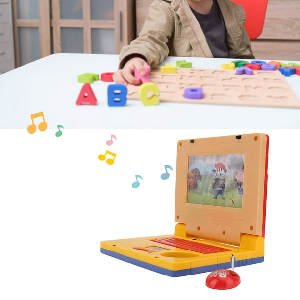 Simulation Ordinateur portable Anglais Apprentissage Enfants Jouets Musique Ordinateur  Bébé Jouet éducatif Cadeaux Nouveau