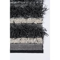 thumbnail image 3 of Momeni Otto Striped Hand Woven Black Area Rug 5' X 7'6", 3 of 4