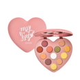 thumbnail image 1 of Paleta de sombras de ojos con forma de corazón, 12 colores, sombra de ojos mate brillante, resistente al agua, no mancha, cosméticos para la cara de larga duración Gao Jinjia LED, 1 of 2