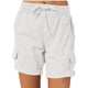 thumbnail image 2 of 2024 nuevo nuevo de las mujeres de color sólido pantalones cortos casuales verano moda cintura delgada recta, 2 of 5