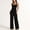 Black women's 2 piece summer outfit a1, variant on Women's 2 Piece Square Neck Sleeveless Tank Top Wide Leg Pants Set Casual Summer Business Office Outfits Loose Basic Lounge Suit Travel Clothes, Hot Pink S