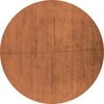 thumbnail image 1 of Ahgly Company Indoor Round Oriental Orange Industrial Area Rugs, 4' Round, 1 of 4