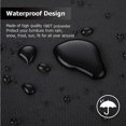 thumbnail image 3 of Outdoor Spa Cover Square Hot Tub Cover Waterproof Spa Cover 190T Polyester Fabric Black, 215x215x30cm, 3 of 4