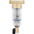 thumbnail image 1 of Filtro de agua de sedimento giratorio reutilizable, purificador de agua, prefiltro de agua, filtro de sedimento para manguera de agua de pozo, filtro de sedimento (rosca macho de 1/2") JFHHH pequeña, 1 of 5