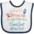 thumbnail image 3 of Inktastic Theater Director Future Boys or Girls Baby Bib, 3 of 4