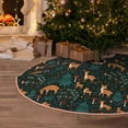thumbnail image 5 of Sikiie Deers In The Forest Christmas Tree Skirt, Christmas Tree Decorations, Christmas Decor, Tree Mat Decoration(30-48IN)-48", 5 of 6