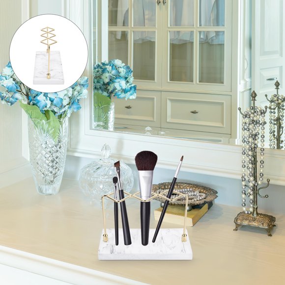 FUEENIRVA Holder Para Cepillos De Estilo Mármol Resistente Y Estable Para Uso En