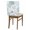 Blue, variant on nqOlkjepod Coastal Chair Covers Set of 8, Decorative Chair Back Cover, Summer Beach Nautical Coral Starfish Dining Room Chair Slipcovers Removable Chair Protectors Covers for Party Banquet