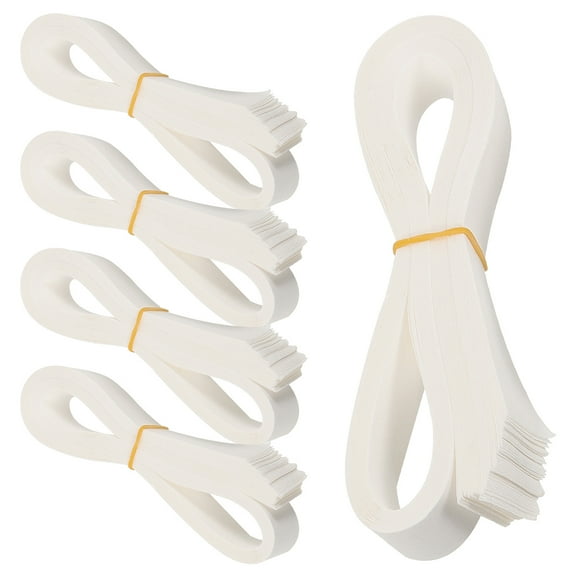LABSERRON Money Bands for Cash 200 Pcs White Paper Currency Straps for Convenient Use in Financial Institutions