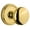 Lifetime Brass, variant on Grandeur Geofav_Prv_234 Georgetown Solid Brass Rose Privacy Door Knob Set - Brass